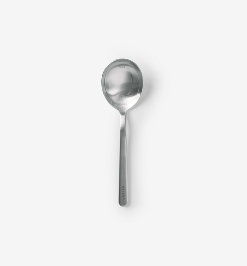 Misen stainless steel measuring spoon with engraved 1 TBSP, 1 TSP, and 5 mL markings